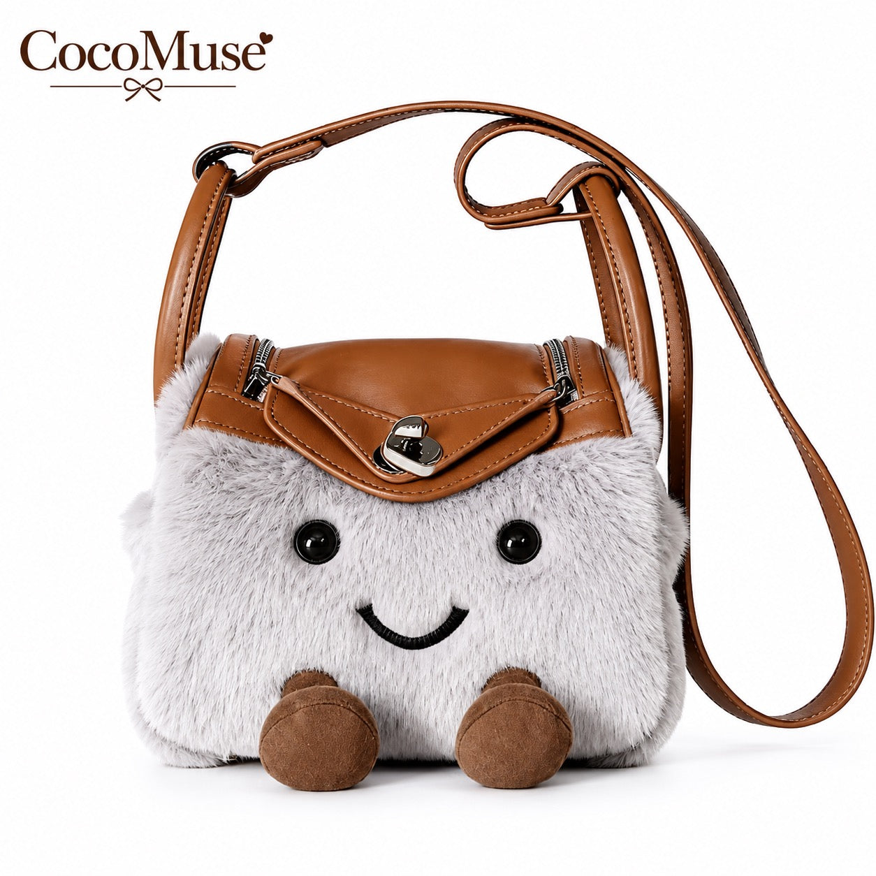 CocoMuse™ - Fuzzy Birkin Bag