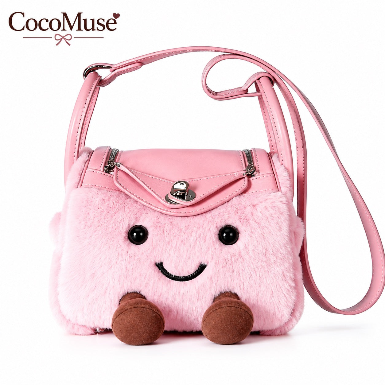 CocoMuse™ - Fuzzy Birkin Bag